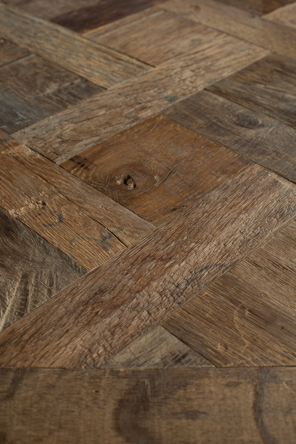 reclaimed oak versailles parquet