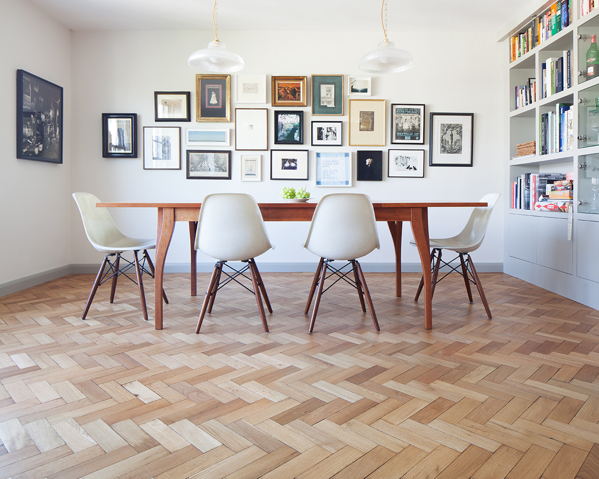 English Oak Herringbone Parquet